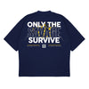 Only the Savage Survive 6.5oz Tee Shirt - Navy
