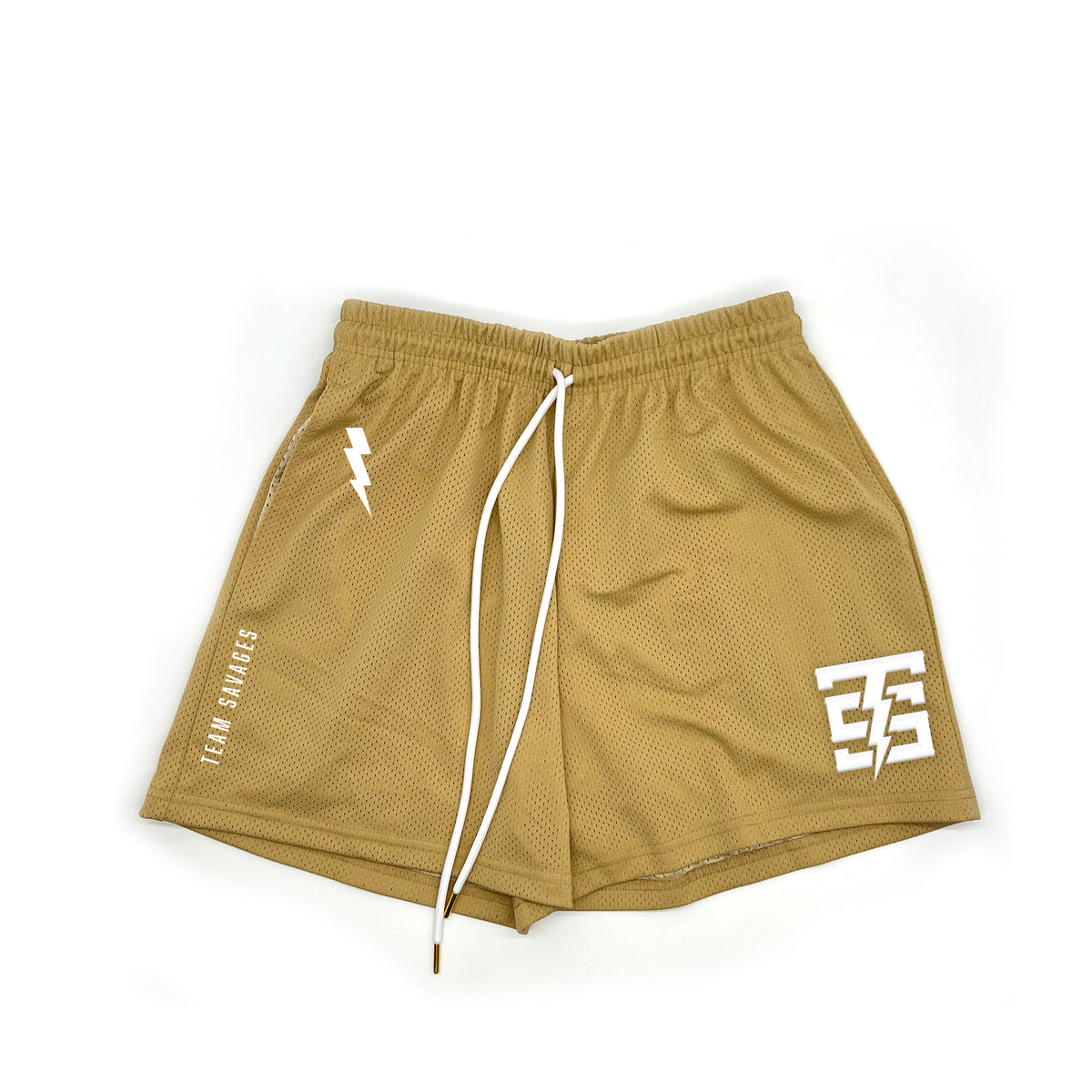 TS Mesh Shorts | Gold – Savage Lifestyle™
