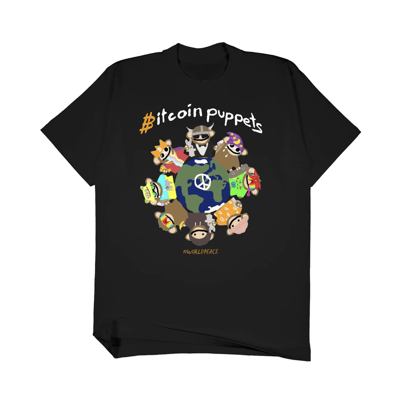 Bitcoin Puppets - 6.5oz Tee Shirt