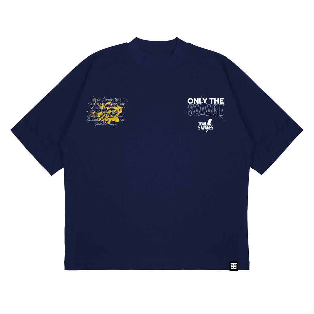 Only the Savage Survive Tee | Navy