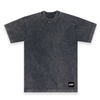 Savage Mineral Wash Crew Neck T Shirt in black - 6.5 oz