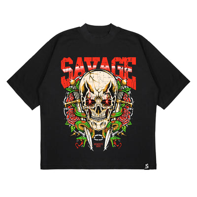 Savage Skull & Daggers Heavyweight Tee