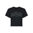 Savage Varsity Crop Tee | Black
