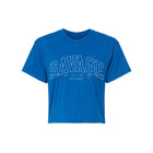 Savage Varsity Crop Tee | Royal Blue