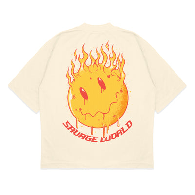 Savage World Tee | Cream