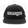 Savages Old English Snapback - Black