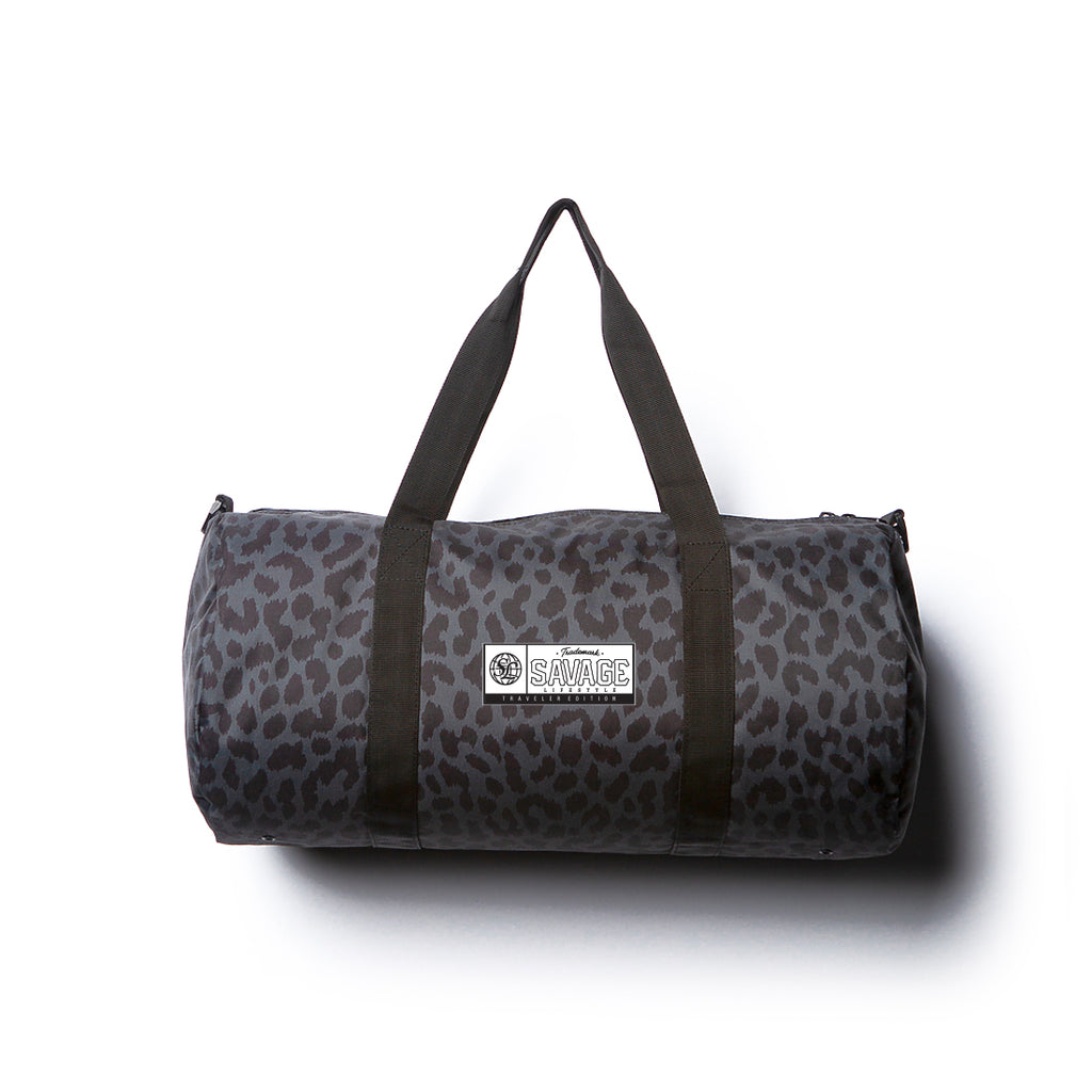 Black Cheetah Duffel Bag