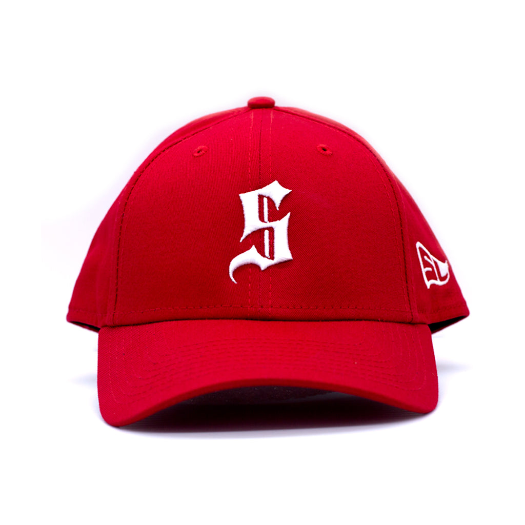 S Life Structured Cap in red