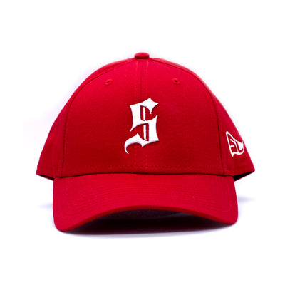 S Life Structured Cap in red