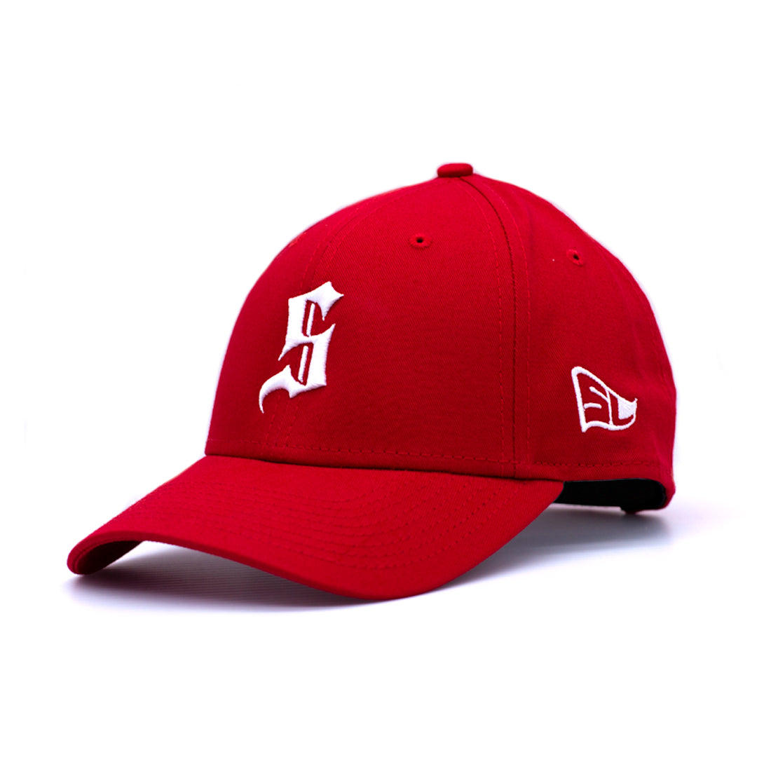 S Life Structured Cap in red