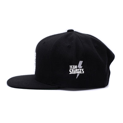 Team Savage Snapback in black