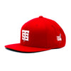 Team Savage Snapback in red